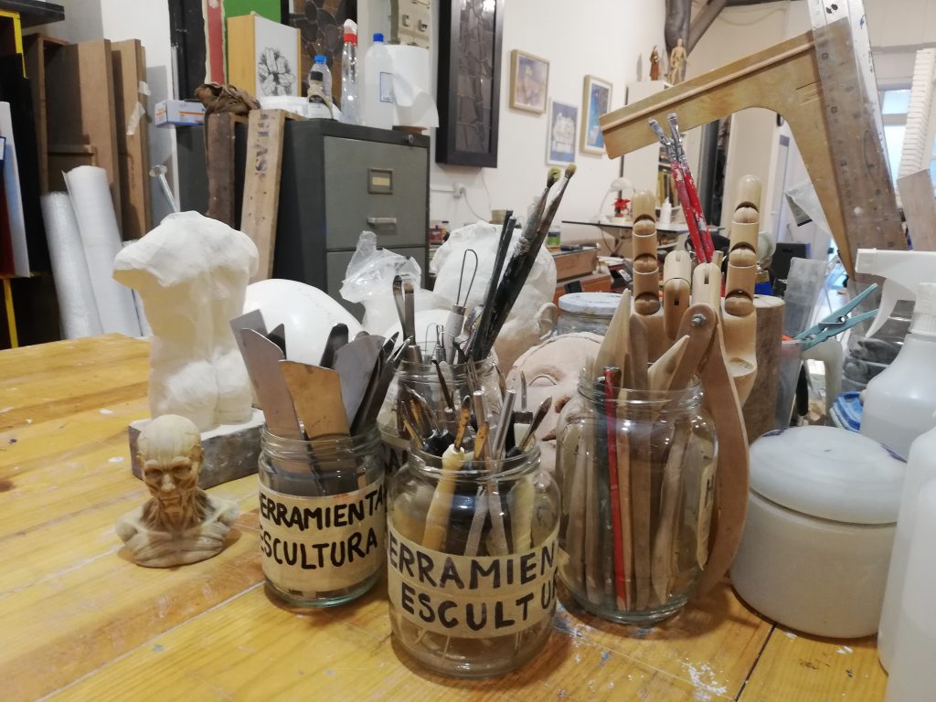 herramientas de escultura